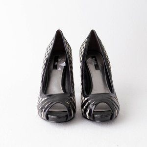 Bandolino | Houndstooth Black & White Pumps